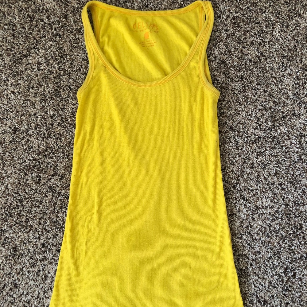 Yellow tank top